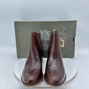 Timberland Brynlee Park Women Size 8 A23FS Dark Brown Leather Heel Chelsea Boot